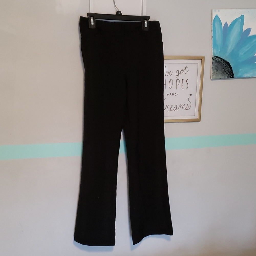 Girls' Straight Black Pants